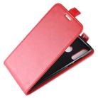 For Huawei P30 lite R64 Texture Single Vertical Flip Leather Protective Case with Card Slots & Photo Frame(Red) - 3