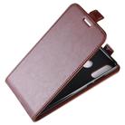 For Huawei P30 lite R64 Texture Single Vertical Flip Leather Protective Case with Card Slots & Photo Frame(Brown) - 2