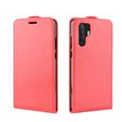 For Huawei P30 Pro R64 Texture Single Vertical Flip Leather Protective Case with Card Slots & Photo Frame(Red) - 2