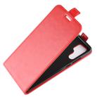 For Huawei P30 Pro R64 Texture Single Vertical Flip Leather Protective Case with Card Slots & Photo Frame(Red) - 3