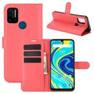 For UMIDIGI  A7 Pro Litchi Texture Horizontal Flip Protective Case with Holder & Card Slots & Wallet(Red) - 1