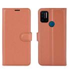 For UMIDIGI  A7 Pro Litchi Texture Horizontal Flip Protective Case with Holder & Card Slots & Wallet(Brown) - 2