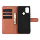 For UMIDIGI  A7 Pro Litchi Texture Horizontal Flip Protective Case with Holder & Card Slots & Wallet(Brown) - 3