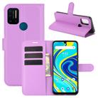 For UMIDIGI  A7 Pro Litchi Texture Horizontal Flip Protective Case with Holder & Card Slots & Wallet(Purple) - 1