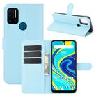 For UMIDIGI  A7 Pro Litchi Texture Horizontal Flip Protective Case with Holder & Card Slots & Wallet(Blue) - 1