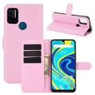 For UMIDIGI  A7 Pro Litchi Texture Horizontal Flip Protective Case with Holder & Card Slots & Wallet(Pink) - 1