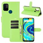 For UMIDIGI  A7 Pro Litchi Texture Horizontal Flip Protective Case with Holder & Card Slots & Wallet(Green) - 1