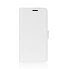 For Huawei Enjoy 20 R64 Texture Single Horizontal Flip Protective Case with Holder & Card Slots & Wallet& Photo Frame(White) - 2