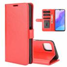 For Huawei Enjoy 20 R64 Texture Single Horizontal Flip Protective Case with Holder & Card Slots & Wallet& Photo Frame(Red) - 1