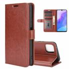 For Huawei Enjoy 20 R64 Texture Single Horizontal Flip Protective Case with Holder & Card Slots & Wallet& Photo Frame(Brown) - 1