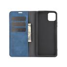 For Huawei Enjoy 20 Retro-skin Business Magnetic Suction Leather Case with Holder & Card Slots & Wallet(Dark Blue) - 2