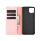 For Huawei Enjoy 20 Retro-skin Business Magnetic Suction Leather Case with Holder & Card Slots & Wallet(Pink) - 2