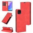 For Huawei Enjoy 20 Retro-skin Business Magnetic Suction Leather Case with Holder & Card Slots & Wallet(Red) - 1