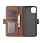 For Huawei Enjoy 20 Dual-side Magnetic Buckle Horizontal Flip Leather Case with Holder & Card Slots & Wallet(Brown) - 4