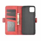 For Huawei Enjoy 20 Dual-side Magnetic Buckle Horizontal Flip Leather Case with Holder & Card Slots & Wallet(Red) - 4