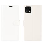 For Huawei Enjoy 20 Litchi Texture Horizontal Flip Protective Case with Holder & Card Slots & Wallet(White) - 2