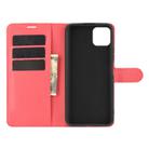 For Huawei Enjoy 20 Litchi Texture Horizontal Flip Protective Case with Holder & Card Slots & Wallet(Red) - 3