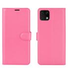 For Huawei Enjoy 20 Litchi Texture Horizontal Flip Protective Case with Holder & Card Slots & Wallet(Rose red) - 1