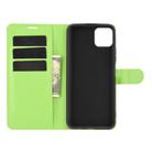 For Huawei Enjoy 20 Litchi Texture Horizontal Flip Protective Case with Holder & Card Slots & Wallet(Green) - 3