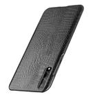 For Huawei P Smart S Shockproof Crocodile Texture PC + PU Case(Black) - 3