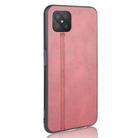 For Oppo Reno4 Z 5G/A92S Shockproof Sewing Cow Pattern Skin PC + PU + TPU Case(Red) - 3