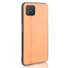 For Oppo Reno4 Z 5G/A92S Shockproof Sewing Cow Pattern Skin PC + PU + TPU Case(Orange) - 3