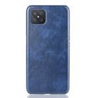 For Oppo Reno4 Z 5G/A92S Shockproof Litchi Texture PC + PU Case(Blue) - 2