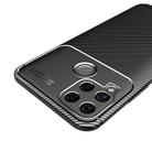 For OPPO Realme C15 Carbon Fiber Texture Shockproof TPU Case(Black) - 3