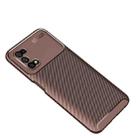 For OPPO Realme V5 Carbon Fiber Texture Shockproof TPU Case(Brown) - 2