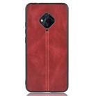 For Vivo X50 Lite Shockproof Sewing Cow Pattern Skin PC + PU + TPU Case(Red) - 2