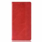 For Samsung Galaxy A01 Core / M01 Core Magnetic Buckle Retro Crazy Horse Texture Horizontal Flip Leather Case with Holder & Card Slots & Photo Frame(Red) - 2