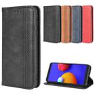 For Samsung Galaxy A01 Core / M01 Core Magnetic Buckle Retro Crazy Horse Texture Horizontal Flip Leather Case with Holder & Card Slots & Photo Frame(Red) - 3