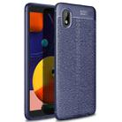 For Samsung Galaxy A01 Core/M01Core Litchi Texture TPU Shockproof Case(Navy Blue) - 1