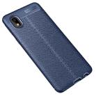 For Samsung Galaxy A01 Core/M01Core Litchi Texture TPU Shockproof Case(Navy Blue) - 2