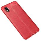 For Samsung Galaxy A01 Core/M01Core Litchi Texture TPU Shockproof Case(Red) - 2