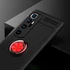 For Xiaomi Mi 10 Ultra Metal Ring Holder 360 Degree Rotating TPU Case(Black+Red) - 2