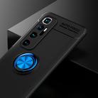For Xiaomi Mi 10 Ultra Metal Ring Holder 360 Degree Rotating TPU Case(Black+Blue) - 2
