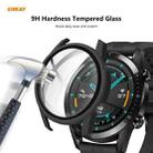 For Huawei Watch GT 2 46mm ENKAY Hat-Prince ENK-AC8202 Full Coverage PC Frosted Case + 9H Tempered Glass Protector(Black) - 2