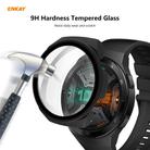 For Huawei Watch GT 2e 46mm ENKAY Hat-Prince ENK-AC8203 Full Coverage PC Frosted Case + 9H Tempered Glass Film(Black) - 2