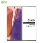 For Samsung Galaxy Note20 MOFI 9H 2.5D Full Screen Tempered Glass Film（Ultrasonic fingerprint unlock）(Black) - 1