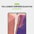 For Samsung Galaxy Note20 MOFI 9H 2.5D Full Screen Tempered Glass Film（Ultrasonic fingerprint unlock）(Black) - 2