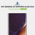 For Samsung Galaxy Note20 Ultra PINWUYO 9H 3D Hot Bending Tempered Glass Film（Ultrasonic fingerprint unlock）(Black) - 2