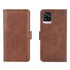 For Vivo S7 5G Dual-side Magnetic Buckle Horizontal Flip Leather Case with Holder & Card Slots & Wallet(Brown) - 2