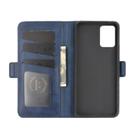 For Vivo S7 5G Dual-side Magnetic Buckle Horizontal Flip Leather Case with Holder & Card Slots & Wallet(Dark Blue) - 4