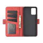 For Vivo S7 5G Dual-side Magnetic Buckle Horizontal Flip Leather Case with Holder & Card Slots & Wallet(Red) - 4