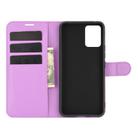 For Vivo S7 5G Litchi Texture Horizontal Flip Protective Case with Holder & Card Slots & Wallet(Purple) - 3