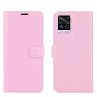 For Vivo S7 5G Litchi Texture Horizontal Flip Protective Case with Holder & Card Slots & Wallet(Pink) - 2