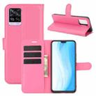 For Vivo S7 5G Litchi Texture Horizontal Flip Protective Case with Holder & Card Slots & Wallet(Rose red) - 1