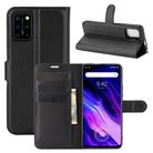 For Umidigi S5 Pro Litchi Texture Horizontal Flip Protective Case with Holder & Card Slots & Wallet(Black) - 1