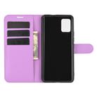 For Umidigi S5 Pro Litchi Texture Horizontal Flip Protective Case with Holder & Card Slots & Wallet(Purple) - 3